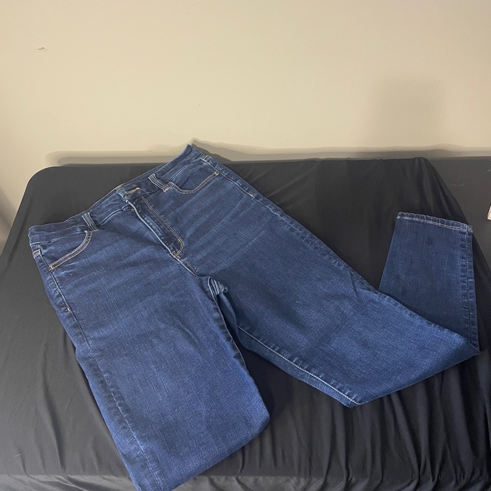 American Eagle Outfitters Women's Skinny Jeans - Dark Blue